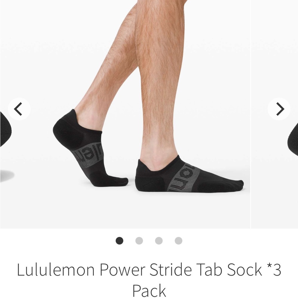 Lululemon Power Stride Tab Sock *3 Pack
